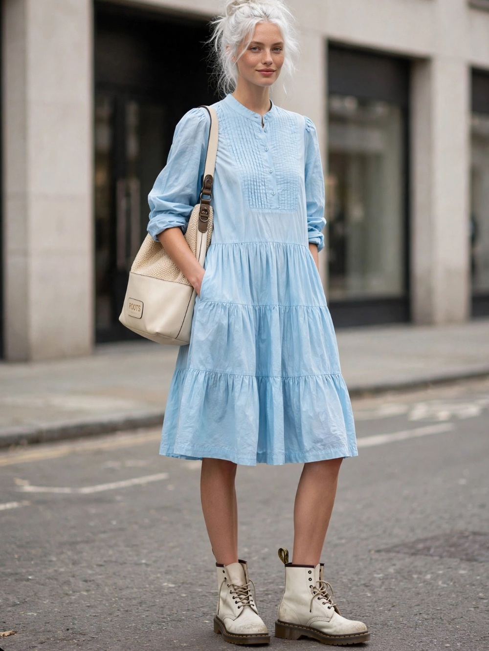 YAS 3/4 sleeve dress